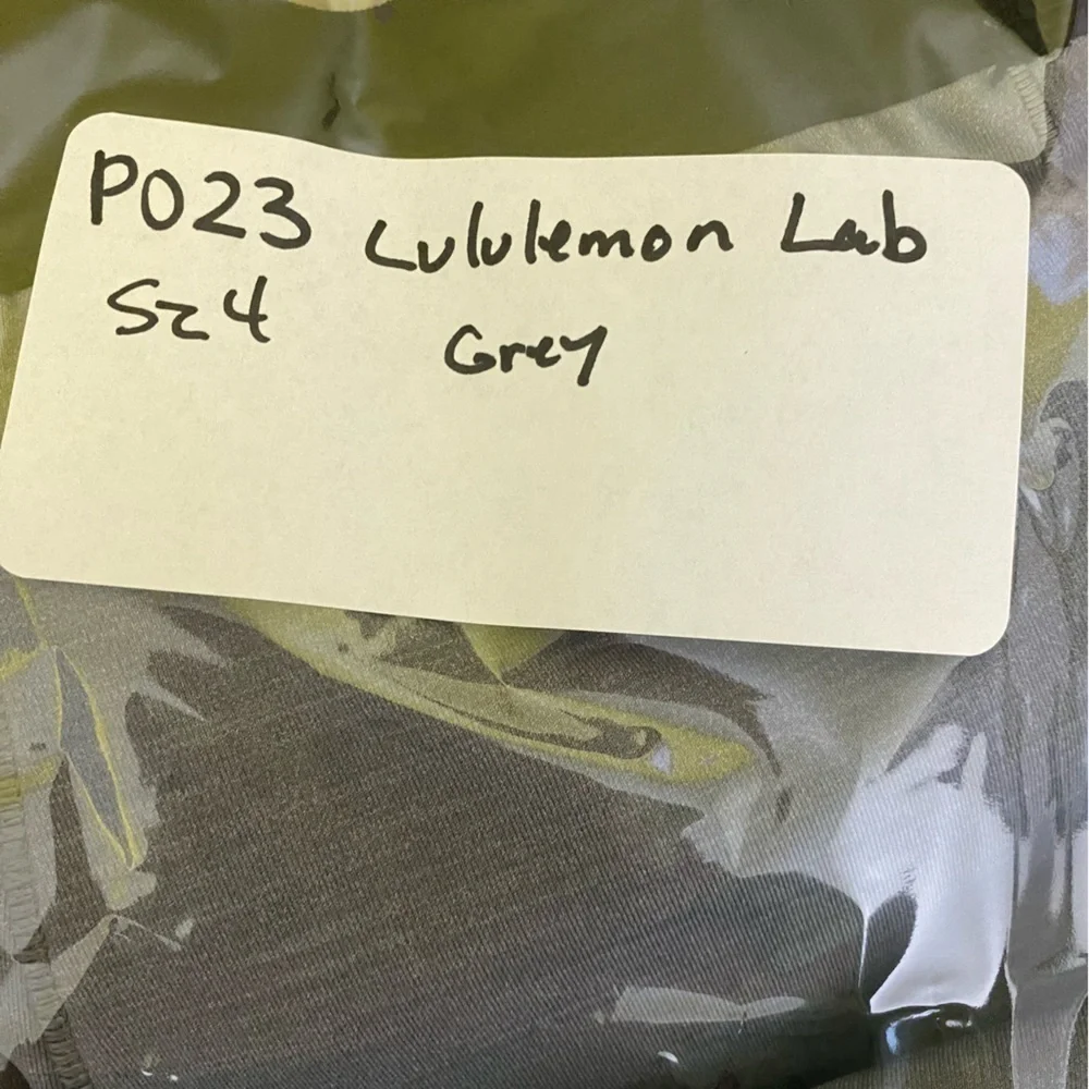 Lululemon The Lab Women’s Tights Leggings Size 4 Gray / Black - Picture 10 of 10